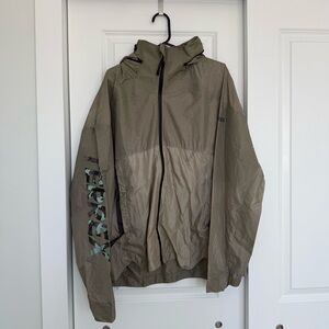 TERREX Men's Olive Windbreaker